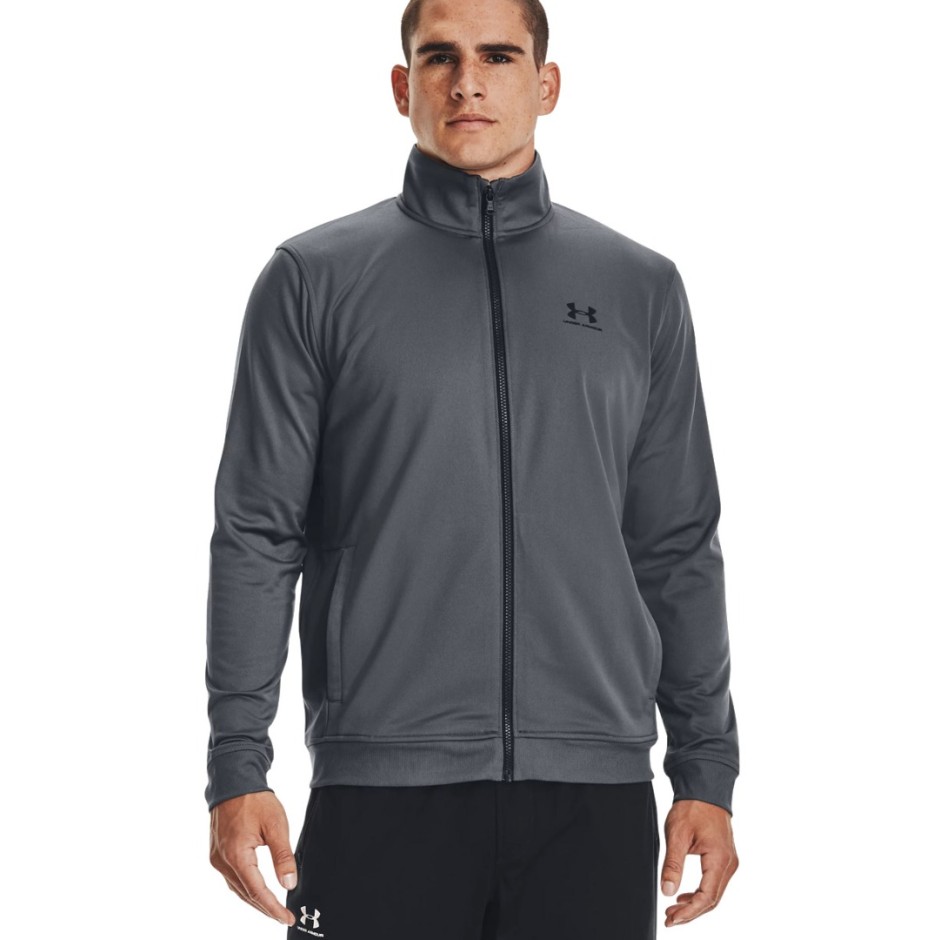 UNDER ARMOUR SPORTSTYLE TRICOT JACKET 1329293-090 Grey