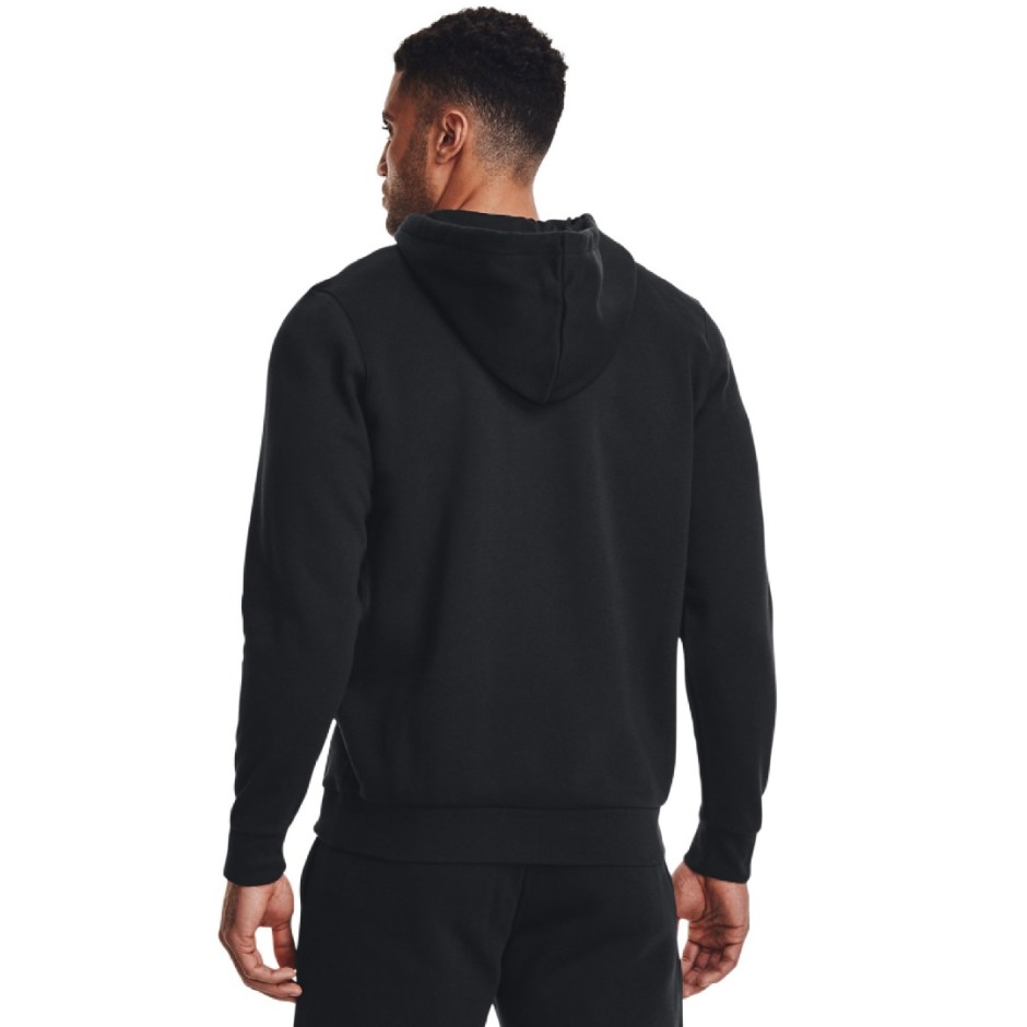 UNDER ARMOUR ESSENTIAL FLEECE FZ HOOD 1373881-001 Black
