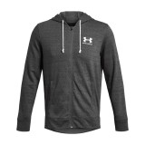 UNDER ARMOUR RIVAL TERRY LC FZ 1370409-025 Coal Image 1