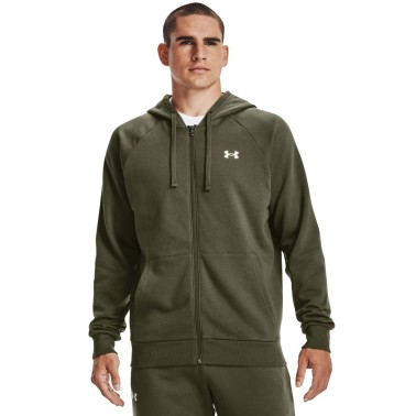 UNDER ARMOUR RIVAL COTTON FULL ZIP HOODIE ΛΑΔΙ