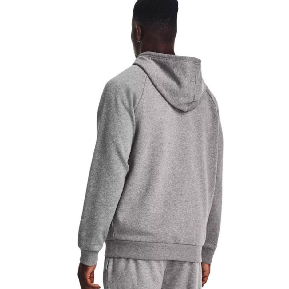UNDER ARMOUR RIVAL FLEECE FZ HOODIE 1379767-025 Grey