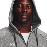 UNDER ARMOUR RIVAL FLEECE FZ HOODIE 1379767-025 Grey Image 1