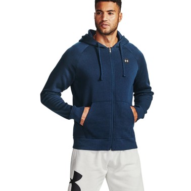 Ανδρική Ζακέτα UNDER ARMOUR RIVAL FLEECE FZ HOODIE Μπλε 1357111-408 