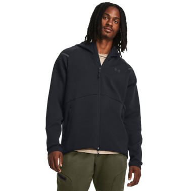 Under Armour Unstoppable Fleece Μαύρο - Ανδρική Ζακέτα