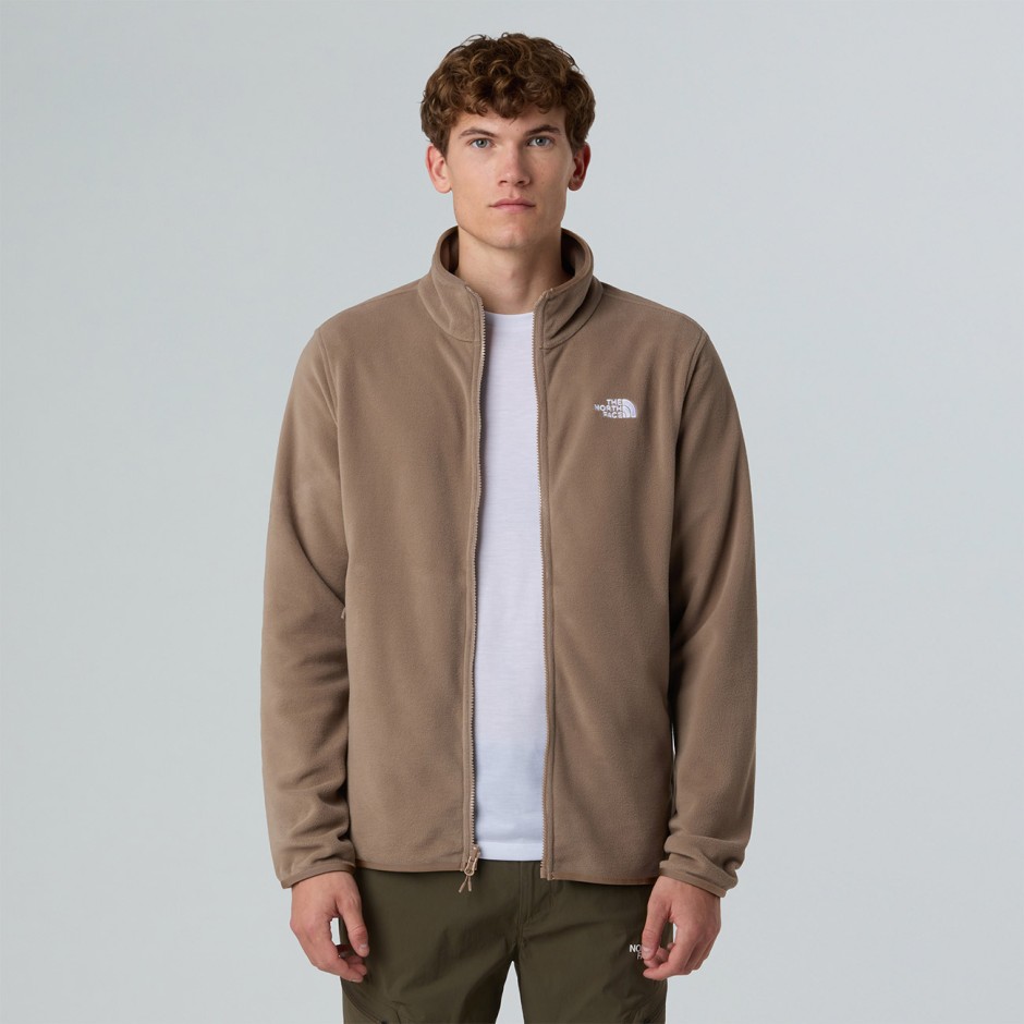 Ανδρική Ζακέτα Καφέ - The North Face Glacier Full-Zip Fleece