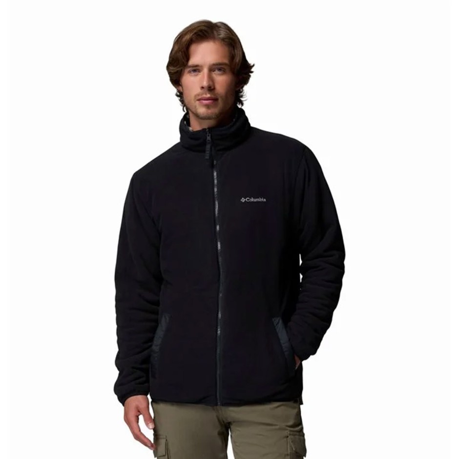 Ανδρική Ζακέτα Μαύρη - Columbia Winter Pass Reversible Fleece