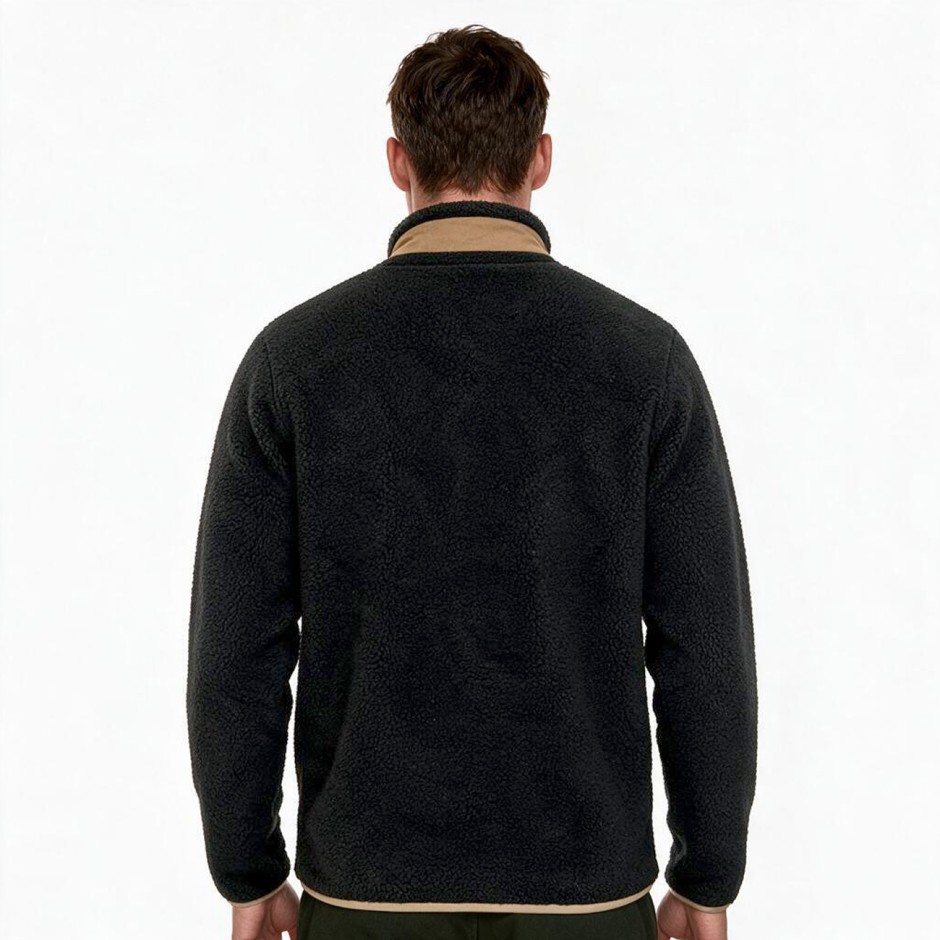 Men's Full-Zip Top Black - District75 