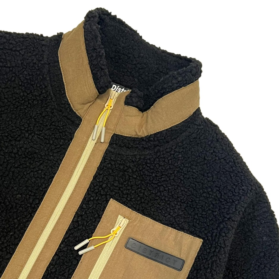 Men's Full-Zip Top Black - District75 