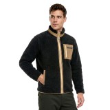 Men's Full-Zip Top Black - District75  Image 