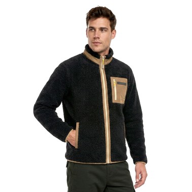 Men's Full-Zip Top Black - District75 