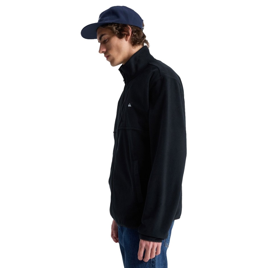 Men's Full-Zip Fleece Black - Quiksilver No Destination