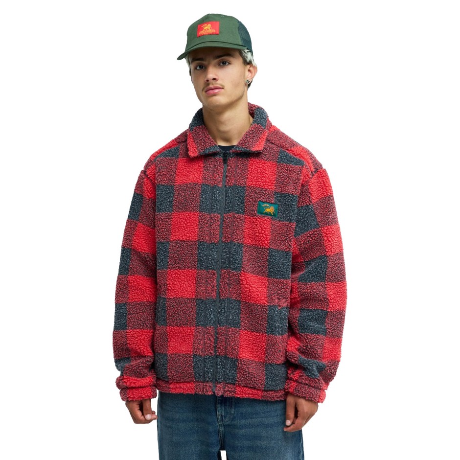 Ανδρική Φλις Ζακέτα Κόκκινη - Quiksilver Bob Marley Buffalo