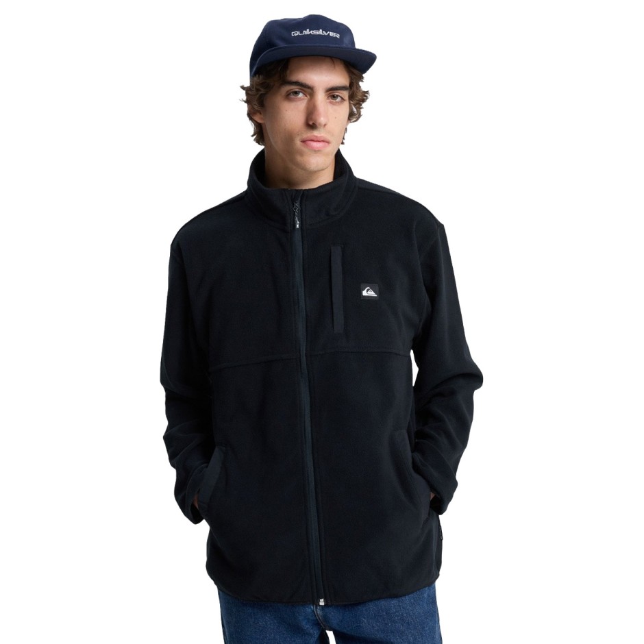 Men's Full-Zip Fleece Black - Quiksilver No Destination
