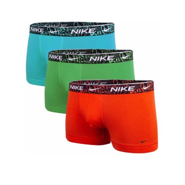 Nike Trunk 3Pack Πολύχρωμο - Ανδρικά Εσώρουχα Μποξεράκια