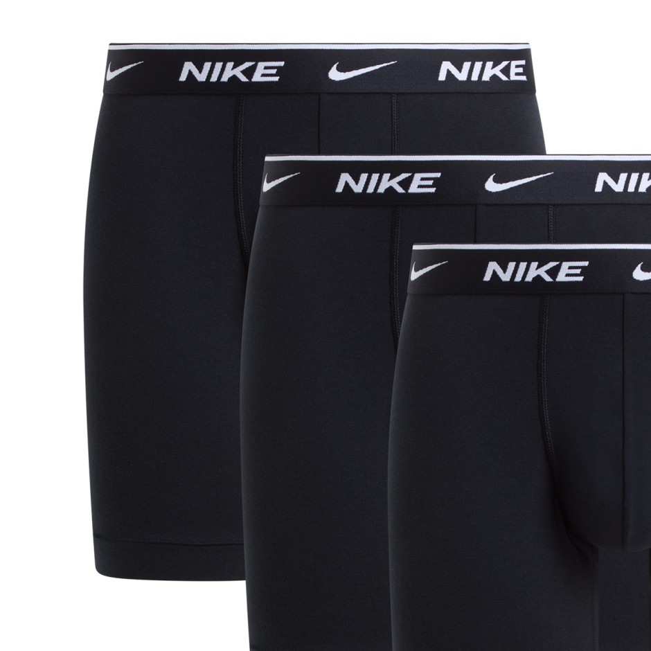 Ανδρικά Εσώρουχα Μποξεράκια Μαύρα - Nike Boxer Brief 3Pack