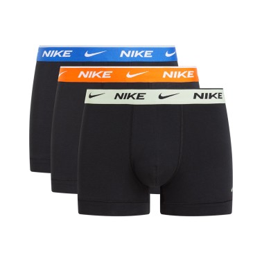 Ανδρικά Εσώρουχα Μποξεράκια Μαύρα - Nike Trunk 3Pack