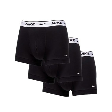 Ανδρικά Εσώρουχα Μποξεράκια Μαύρα - Nike Trunk 3Pack