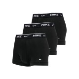 Ανδρικά Εσώρουχα Μποξεράκια Μαύρα - Nike Trunk 3Pack Εικόνα 