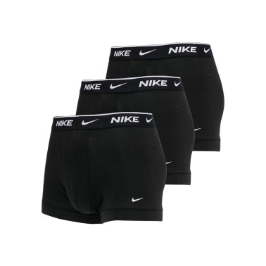 Ανδρικά Εσώρουχα Μποξεράκια Μαύρα - Nike Trunk 3Pack