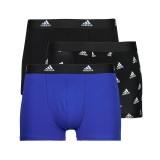 adidas ACTIVE FLEX COTTON BOXER 3PK 4A1M02-913 Royal Blue Image 