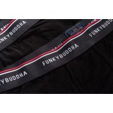 FUNKY BUDDHA UNDERWEAR SET 3 pack FBM062-10219-BLACK Black Image 1