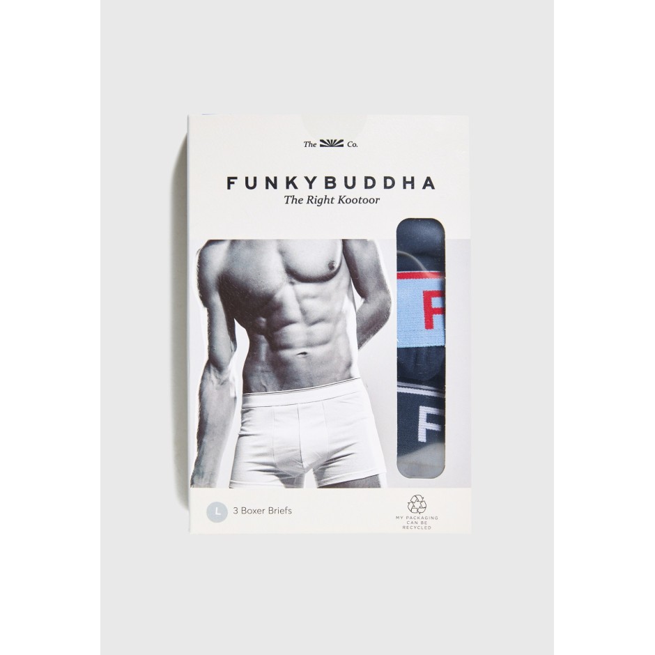 FUNKY BUDDHA  FBM013-082-10-NAVY Μπλέ