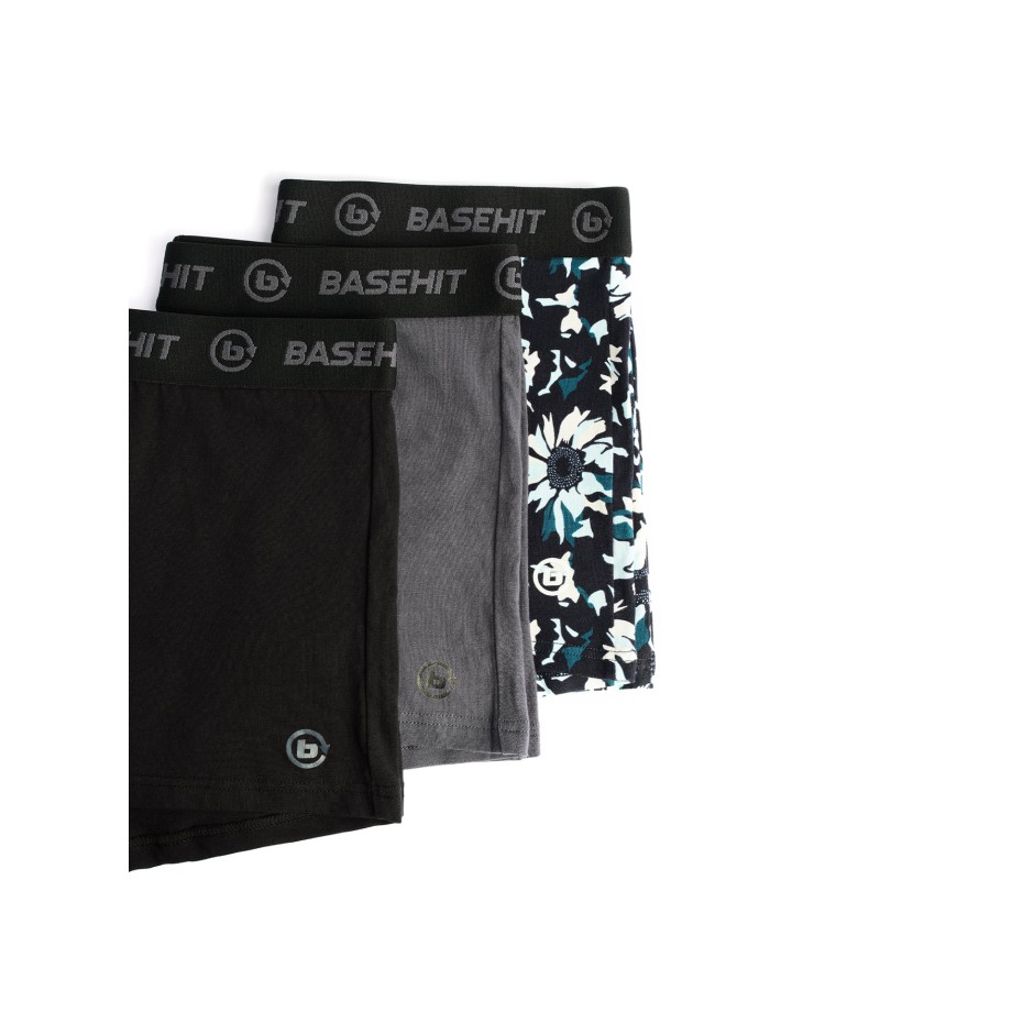 BASEHIT 242.BM06.07-BLACK/EBONY/PR531 Πολύχρωμο