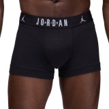 JORDAN MENS FLIGHT COTTON 3PK TRUNK JM0693-023 Black Image 0