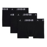 JORDAN MENS FLIGHT COTTON 3PK TRUNK JM0693-023 Black Image 