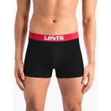LEVI'S MEN SOLID BASIC BOXER 2P 37149-0811-BLACK Μαύρο Εικόνα 0