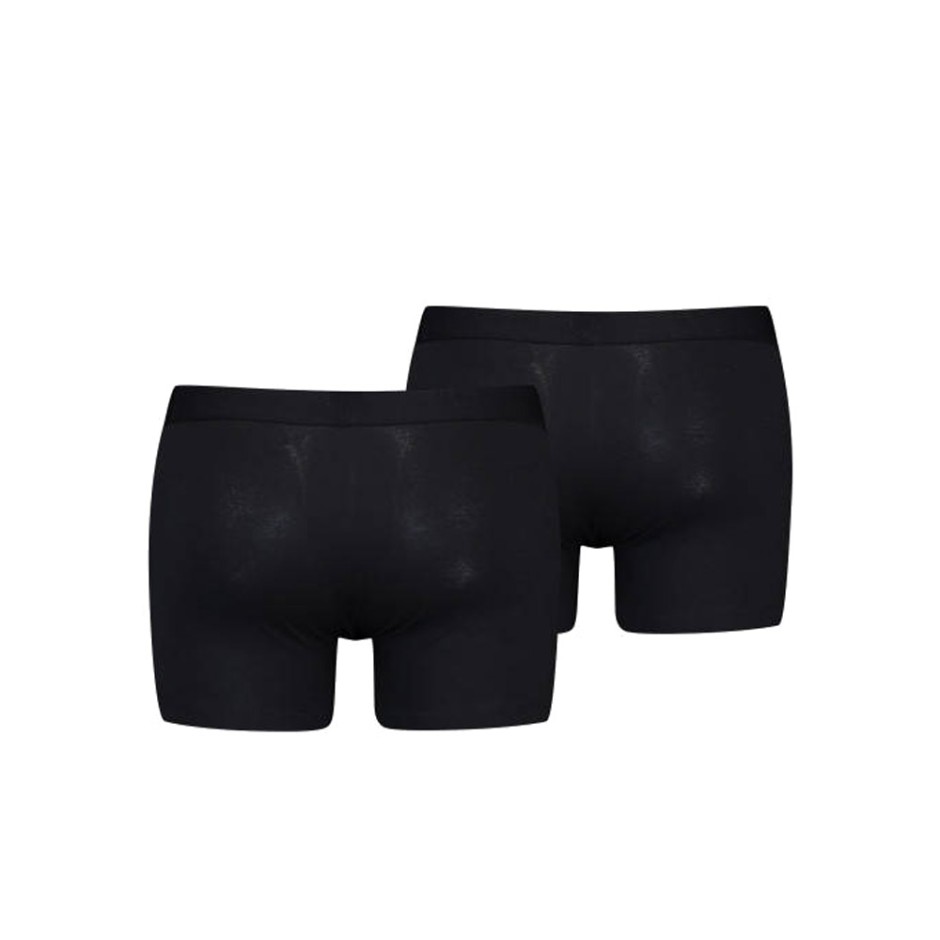 LEVI'S MEN SOLID BASIC BOXER 2P 37149-0824-BLACK Black