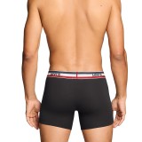 Ανδρικά Εσώρουχα Μποξεράκια Μαύρα - Levi's Men Repeat Logo Boxer Brief 2Pack Εικόνα 0