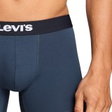 Ανδρικά Εσώρουχα Μποξεράκια Μπλε - Levi's Men Logo All Over Print Boxer Brief 2Pack Εικόνα 2