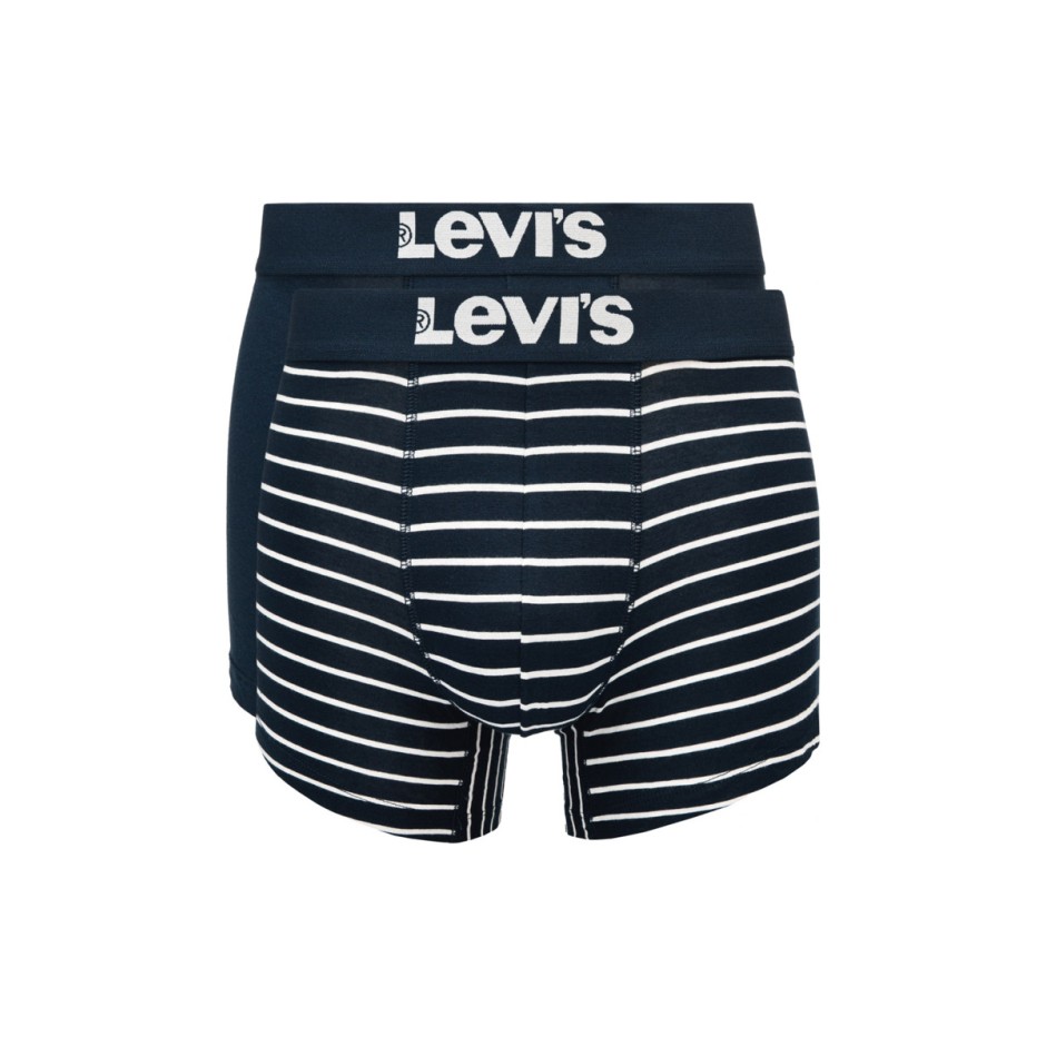 LEVI'S MEN VINTAGE STRIPE YD BOXER BRIEF 2P 37149-0209-NAVY Μπλε