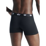 Ανδρικά Εσώρουχα Μποξεράκια Μαύρα - adidas Originals Comfort Flex Cotton Trunk 3 Pairs Εικόνα 1