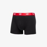 Ανδρικά Εσώρουχα Μποξεράκια Μαύρα - adidas Originals Comfort Flex Cotton Trunk 3 Pairs Εικόνα 0