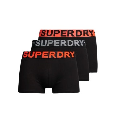 SUPERDRY D1 SDNA BOXER TRIPLE PACK M3110452A-13A Black
