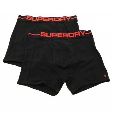 SUPERDRY SPORT BOXER DOUBLE PACK M31003NS-16A Black