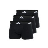 adidas ACTIVE FLEX COTTON BOXER 3PK 4AM002-000 Black Image 1
