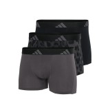 Ανδρικά Εσώρουχα Μποξεράκια Πολύχρωμα - adidas Active Flex Cotton Boxer 3 Pack Εικόνα 1