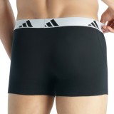 adidas ACTIVE FLEX COTTON BOXER 3PK 4AM002-006 Black Image 0