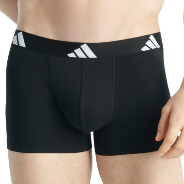 adidas ACTIVE FLEX COTTON BOXER 3PK 4AM002-000 Black
