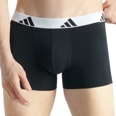 adidas ACTIVE FLEX COTTON BOXER 3PK 4AM002-006 Black
