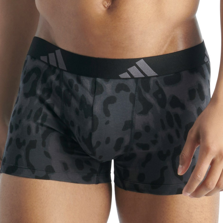 Ανδρικά Εσώρουχα Μποξεράκια Πολύχρωμα - adidas Active Flex Cotton Boxer 3 Pack