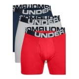 UNDER ARMOUR CHARGED COTTON 6IN 3PACK 1363617-600 Colorful Image 0