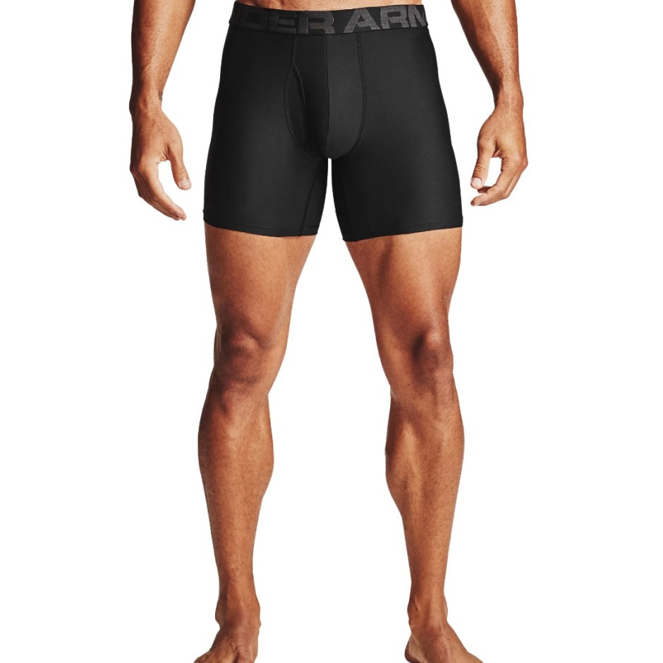 UNDER ARMOUR TECH 6IN 2PACK 1363619-001 Black