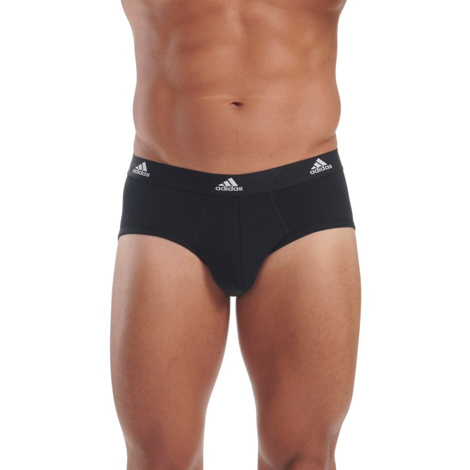 adidas ACTIVE FLEX COTTON BRIEF 3PK Μαύρο