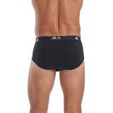 adidas ACTIVE FLEX COTTON BRIEF 3PK 4A1M01-000 Black Image 1