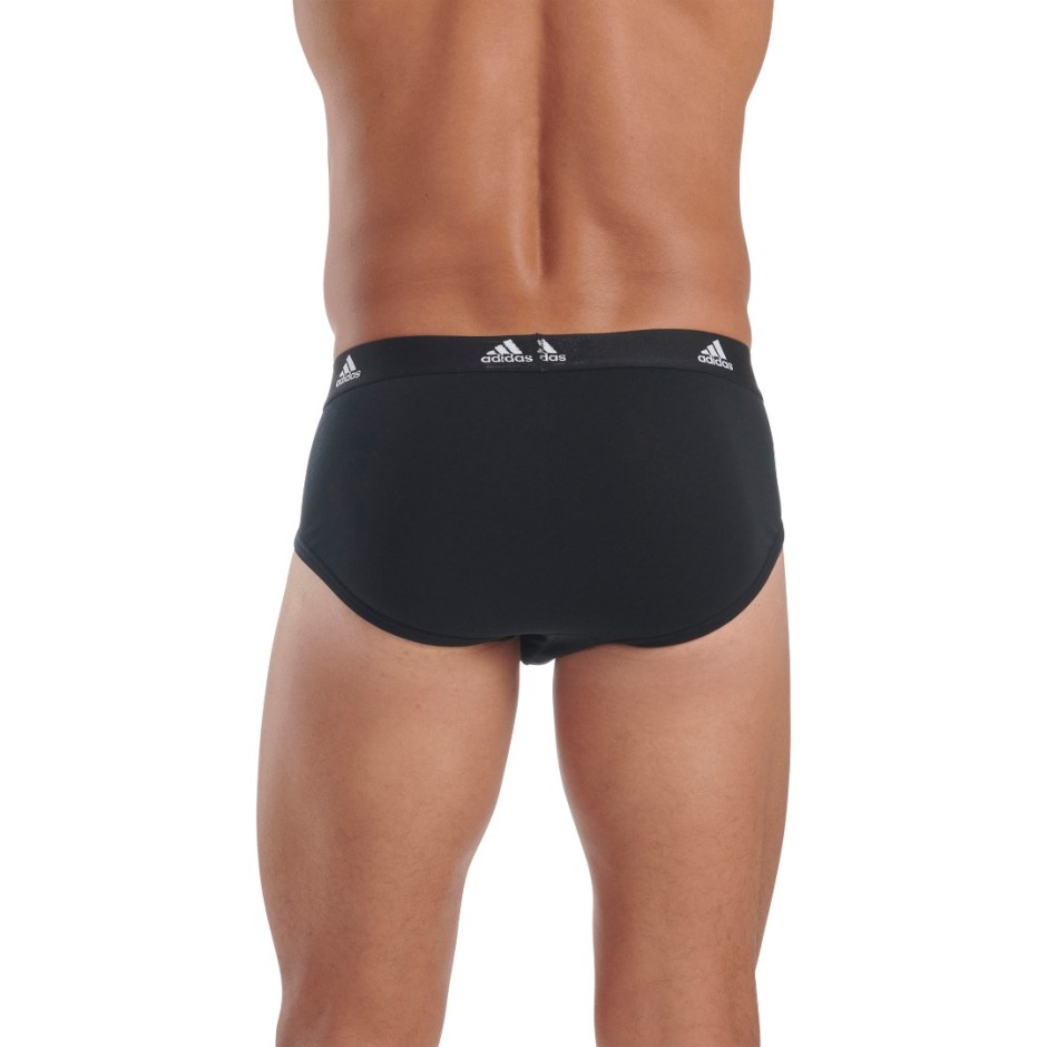 adidas ACTIVE FLEX COTTON BRIEF 3PK Μαύρο