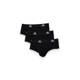 adidas ACTIVE FLEX COTTON BRIEF 3PK 4A1M01-000 Black Image 